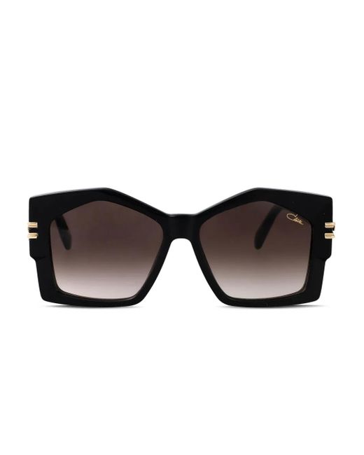 Cazal Black Sonnenbrille Mit Eckigem Gestell