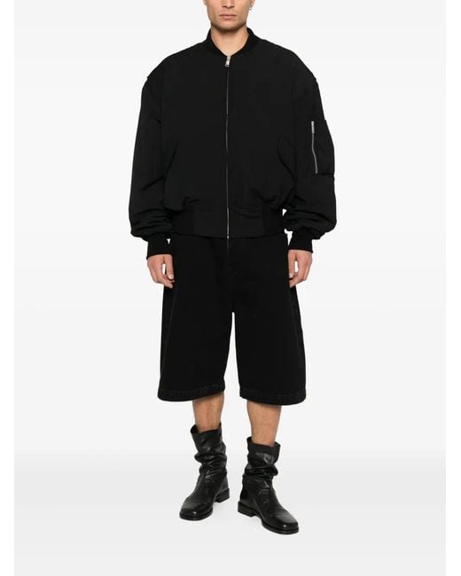 Entire studios Black Zip-Fastening Jacket