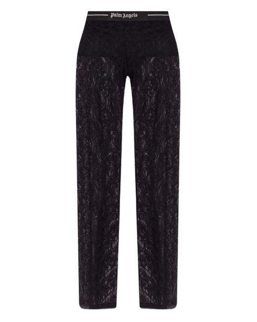 Palm Angels Blue Lace Trousers