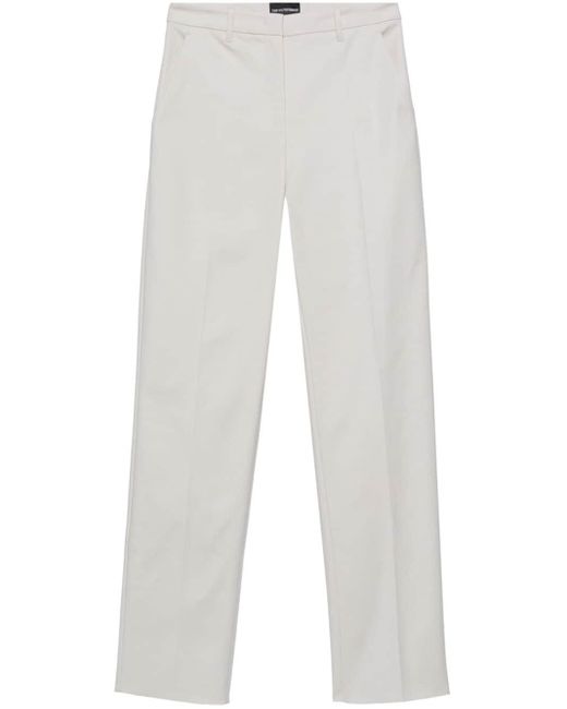 Pantalon de costume à coupe slim Emporio Armani en coloris White