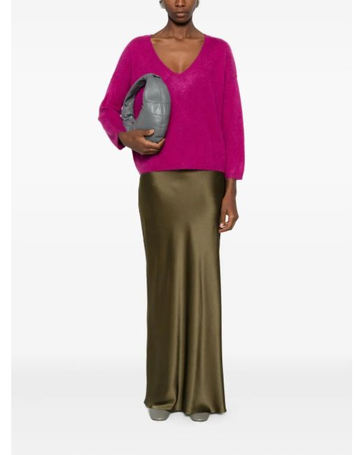 ABSOLUT CASHMERE Pink Soeli V-Neck Sweater