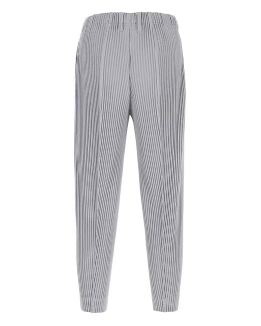Homme Plissé Issey Miyake Gray Compleat Pleated Trousers for men