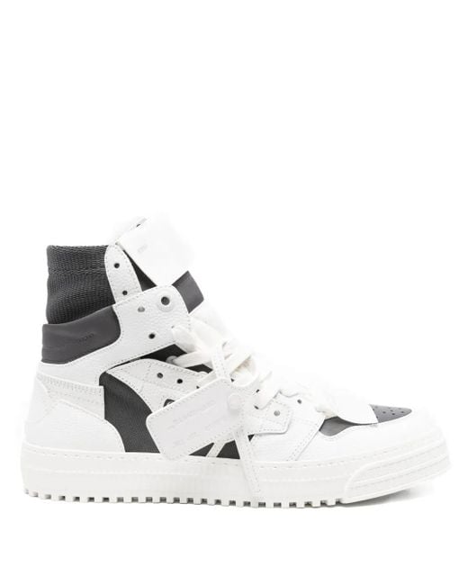 Baskets Montantes En Cuir Off-White c/o Virgil Abloh pour homme en coloris White