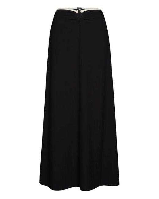 Jupe Keel À Effet Froissé Johanna Ortiz en coloris Black