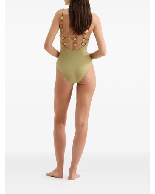 Eres Green Catwalk One-Piece Swimsuit