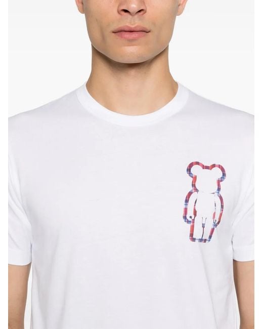 Comme des Garçons White T-Shirt With Print for men
