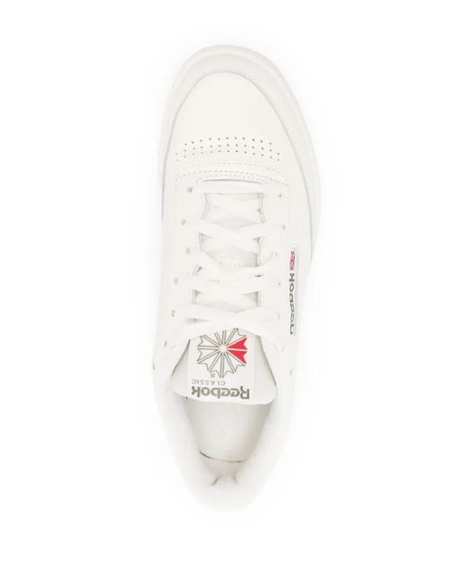 Reebok White Club C 85 Low-Top Sneakers