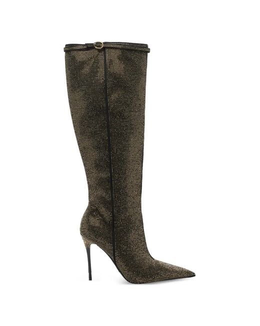 Kurt Geiger Black Mayfair Pointed Boots