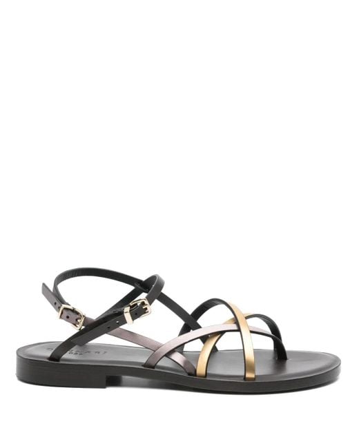 DONNARì Leather Sandals White