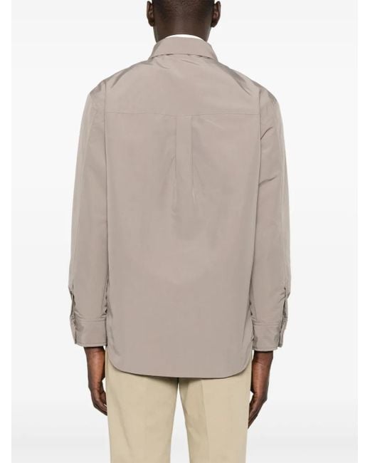 メンズ Emporio Armani シャツジャケット Gray