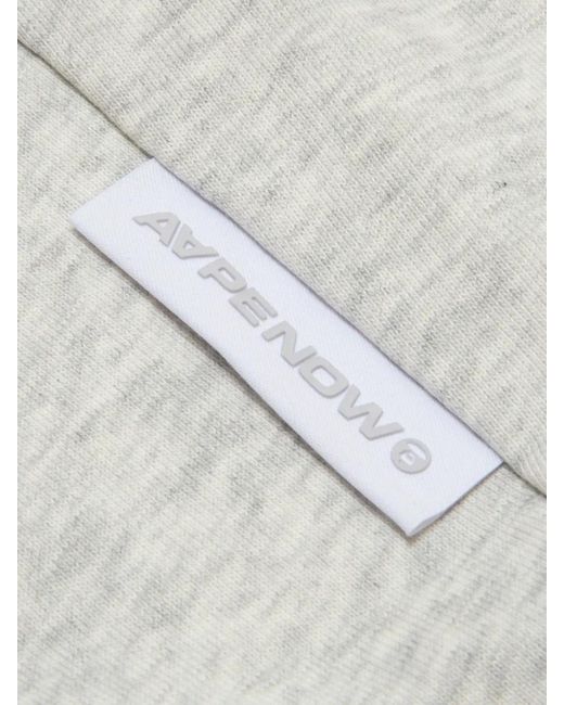 Aape By A Bathing Ape White Logo-Patch Elasticated-Waist Shorts for men