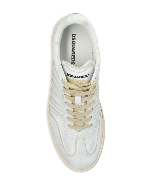 DSquared² White Boxer Sneakers for men