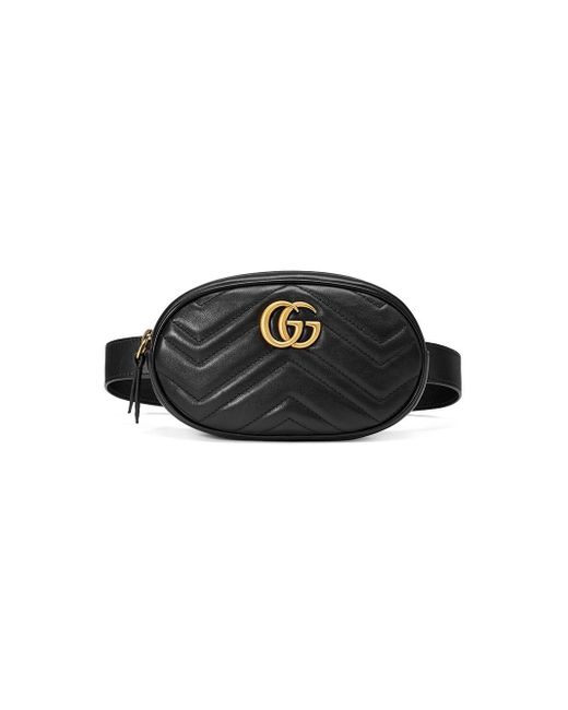 small gg marmont 2.0 matelassé leather camera bag with webbed strap