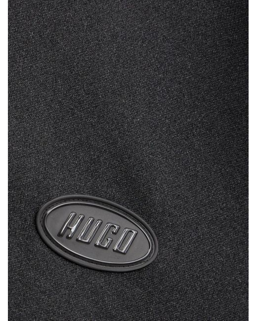 Giacca Crop Con Logo di HUGO in Black