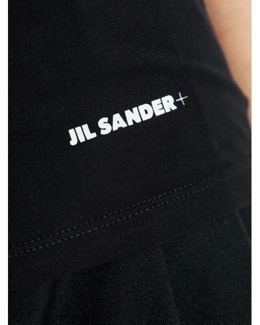 Jil Sander ロゴ Tシャツ Black