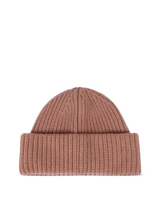 メンズ Slowear リブ ビーニー Brown