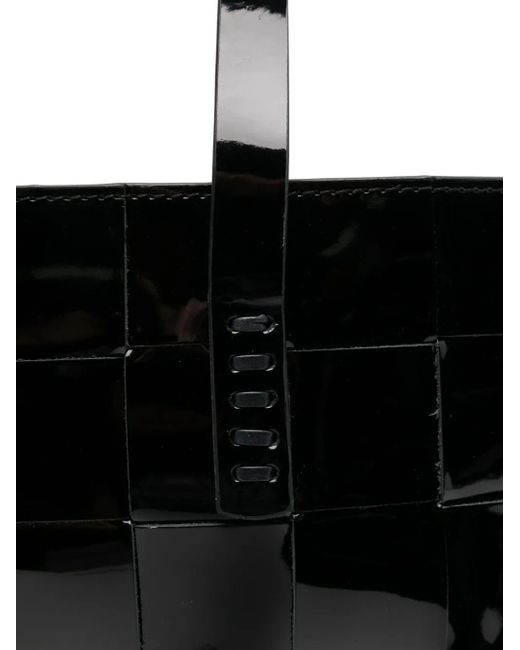 Dragon Diffusion エナメルレザーハンドバッグ Black