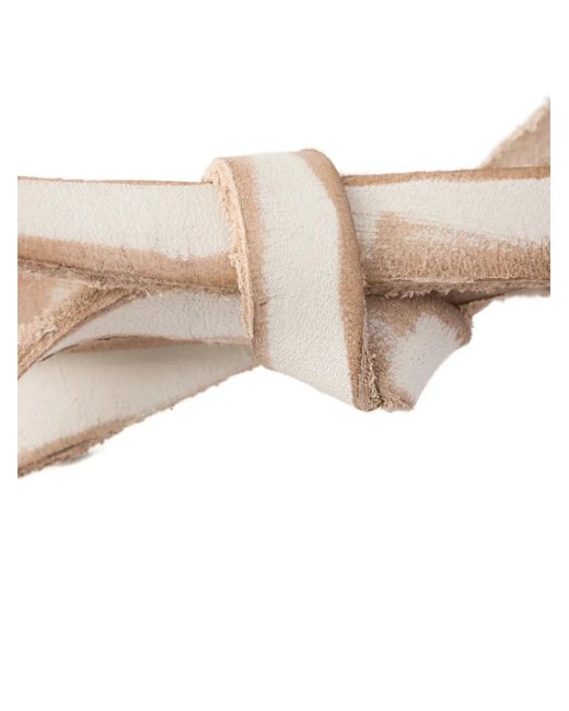 Sandalias con lazo Prada de color White