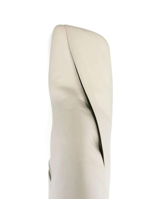 Jil Sander White Boots Cream