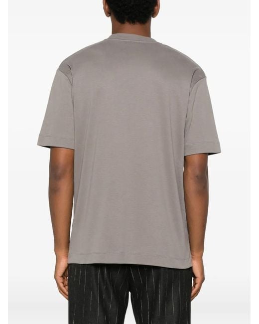 Sunspel Gray Crew-Neck T-Shirt for men