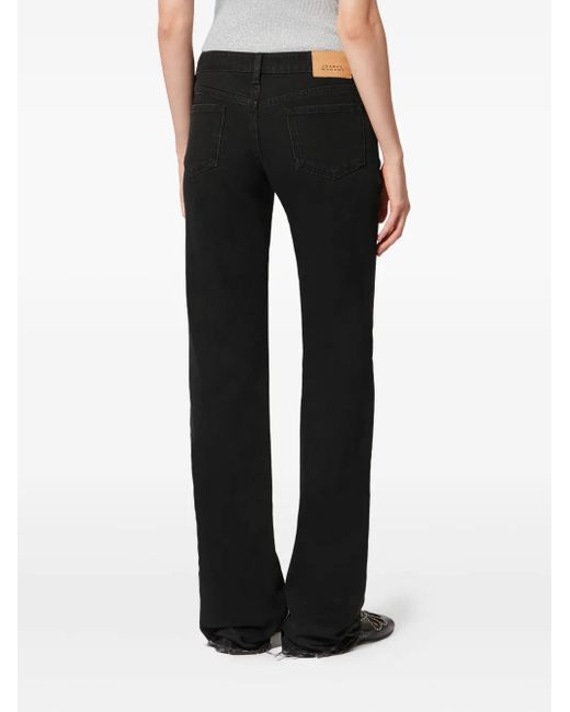 Isabel Marant Black Denala Flared Jeans