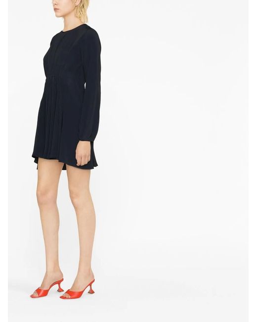 N°21 Blue Asymmetric Hem Mini Dress