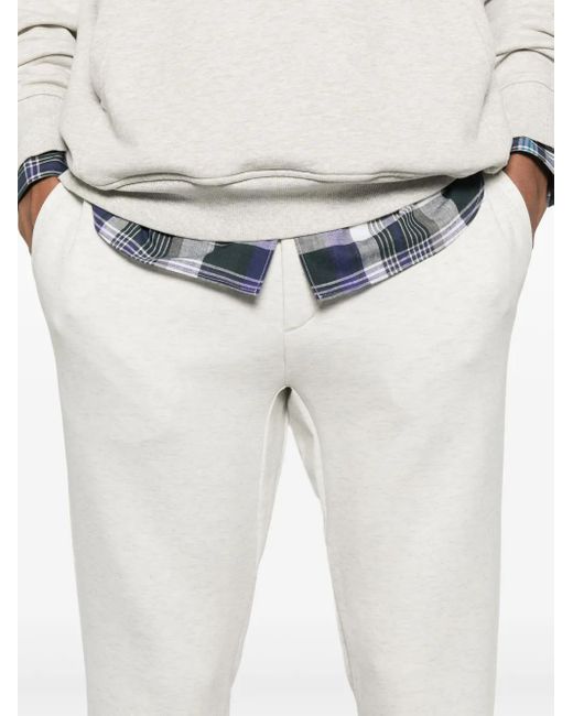 Polo Ralph Lauren White Polo Pony-Embroidered Track Pants for men
