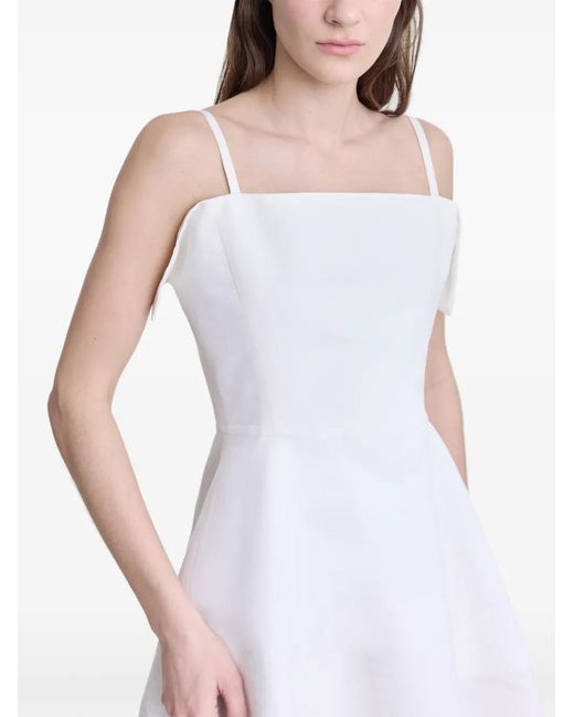 FFORME White Neneh Square-Neck Dress