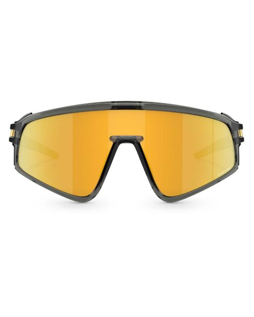 Oakley Yellow Latchtm Mask-frame Sunglasses