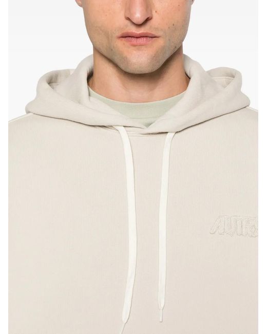 Autry Natural Sweatshirt With Drawstring Hood for men
