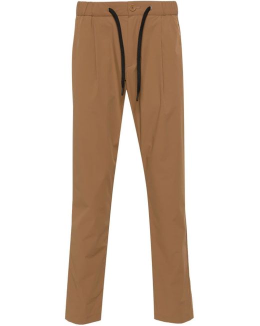 Herno Brown Straight-leg Trousers for men