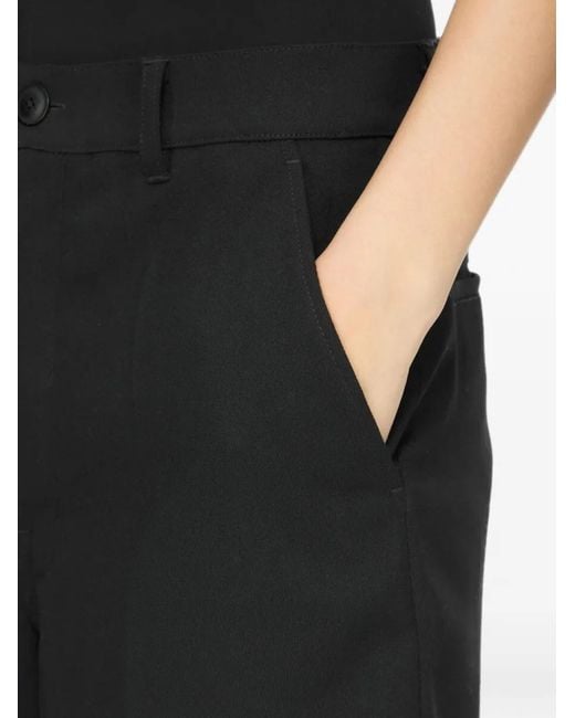Rick Owens Black Work Tailored Shorts