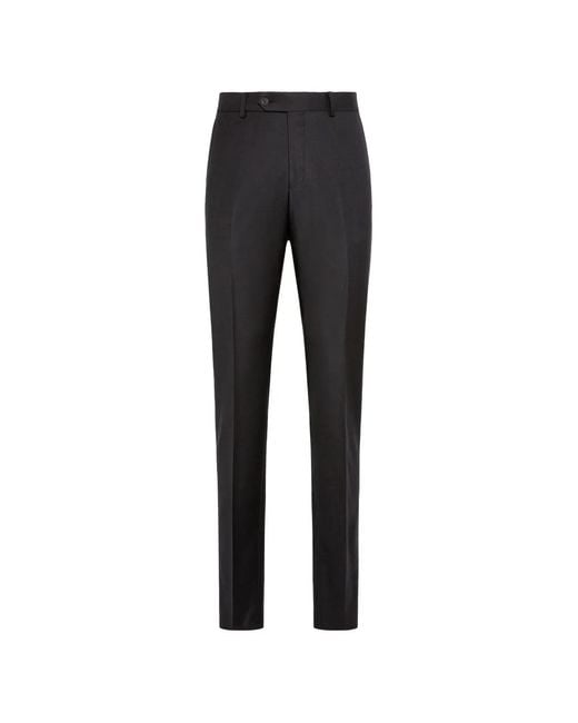 Boggi Black Tailored Trousers for men