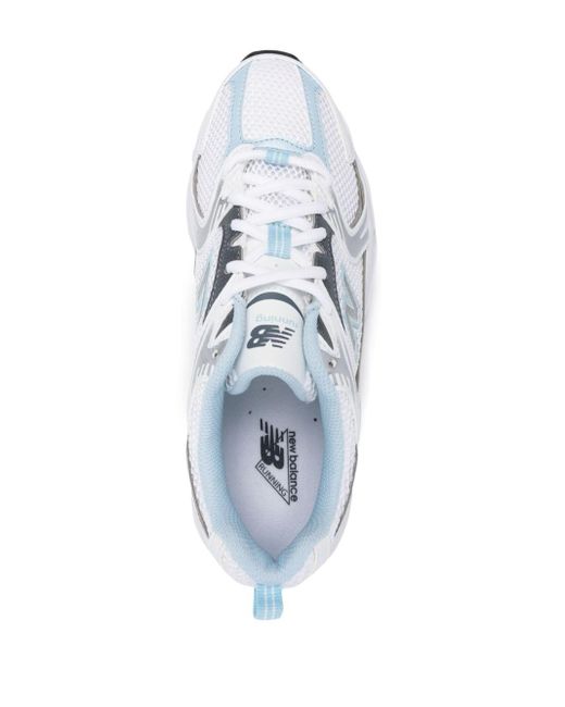 New Balance White 530 Panelled Sneakers