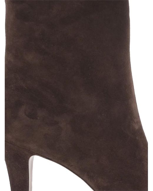 Paris Texas Brown Elsa Ankle Boots