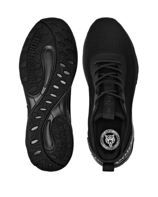 Philipp Plein Black Nitro Xtreme Logo-Detail Sneakers