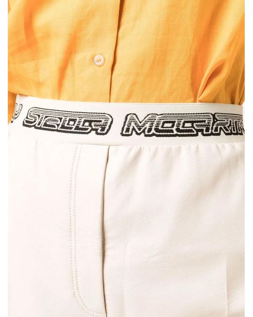 Stella McCartney Multicolor Logo Waistband Cropped Trousers
