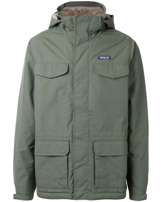 Patagonia 'isthmus' Military Jacket in Green for Men | Lyst