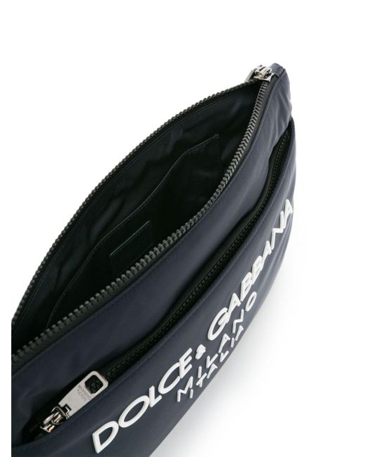 Bolso de mano con logo Dolce & Gabbana de hombre de color Black