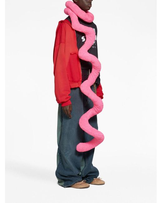Bufanda Wire con diseño en espiral Balenciaga de color Pink