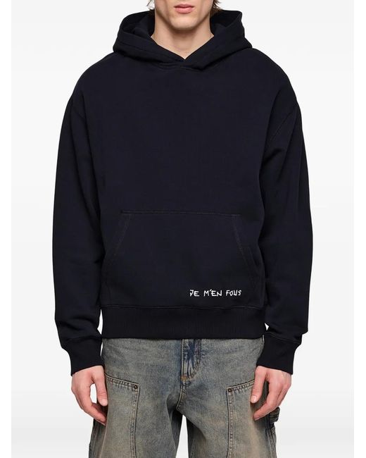 Zadig & Voltaire Blue Sacha Long-Sleeves Hoodie for men