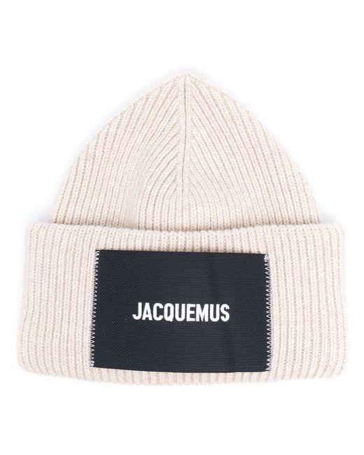 Le à design nervuré Laines Jacquemus en coloris Blanc Lyst