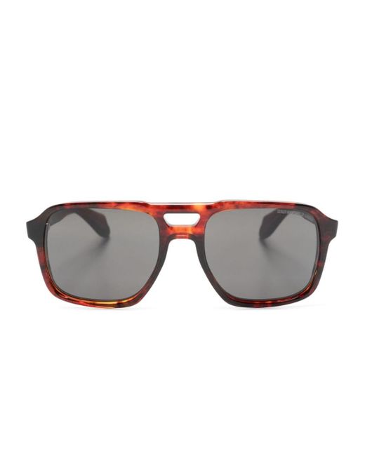 Cutler & Gross Gray 1394 Pilot-frame Sunglasses