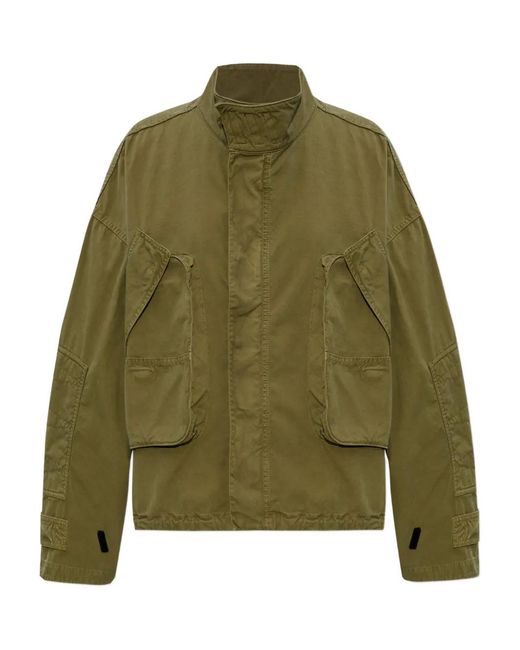 The Attico Green Bomber Jacket