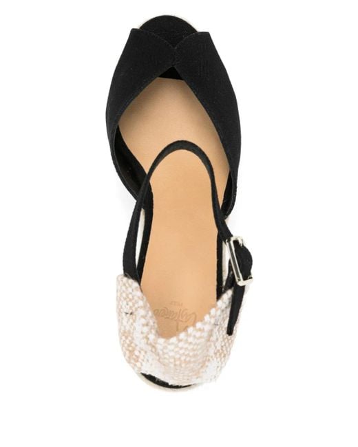Castaner Natural 100Mm Bianca Espadrilles