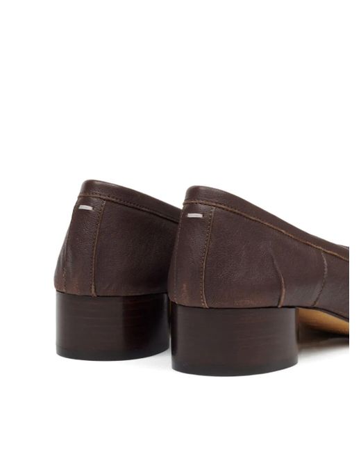 Maison Margiela Brown Tabi New Ballerinas