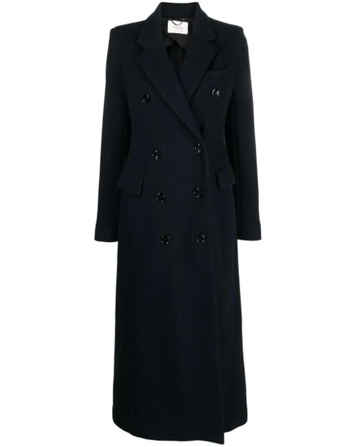 Dorothee Schumacher Black Double-Breasted Coat