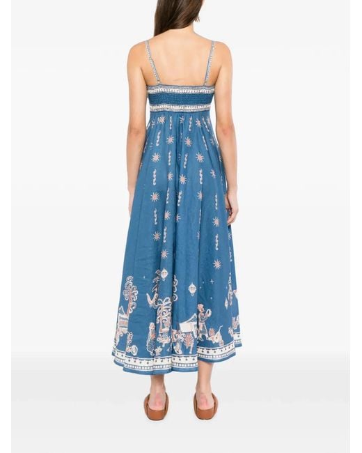 ALÉMAIS Blue Acacia Dress