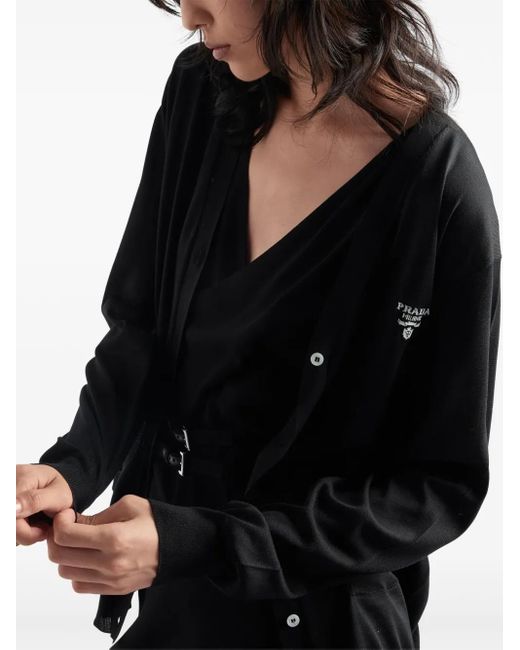 Prada Black Sablé Dress