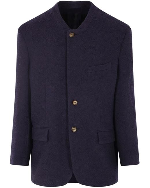 Magliano Blue Acid Single-Breasted Jacket for men